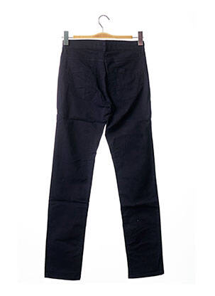 Pantalon droit stretch taille basse bleu COUTURIST femme