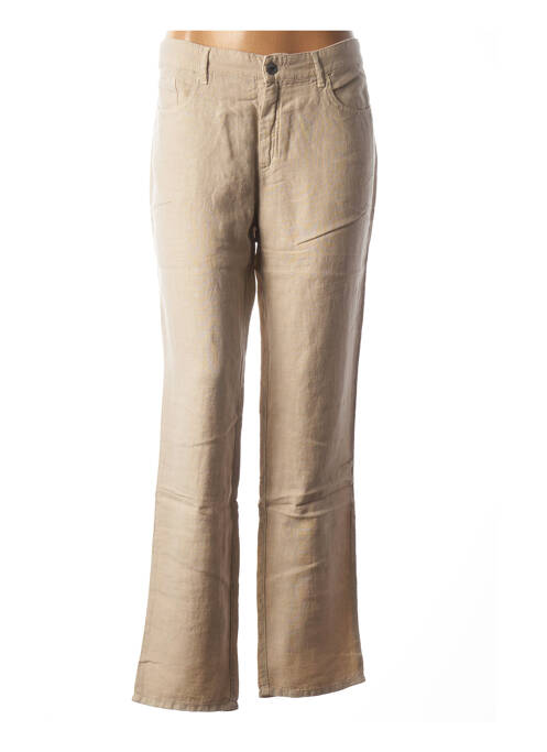 Pantalon droit beige COUTURIST pour femme