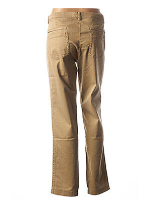 Pantalon droit stretch taille normale beige COUTURIST femme