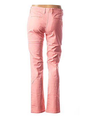 Jeans coupe droite stretch taille normale rose COUTURIST femme