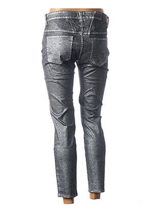 Pantalon 7/8 stretch taille normale gris COUTURIST femme