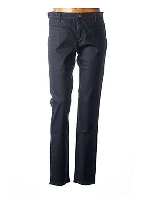 Pantalon slim taille basse taille basse bleu COUTURIST femme