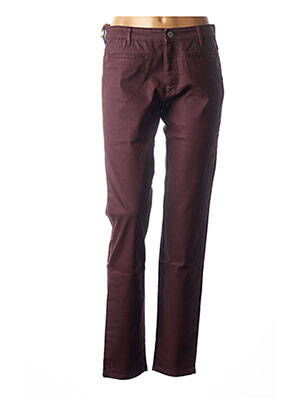 Pantalon slim taille basse taille basse rouge COUTURIST femme