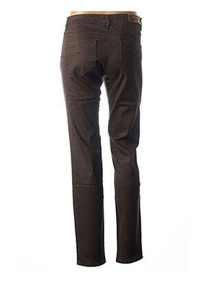 Pantalon slim taille basse taille basse marron COUTURIST femme