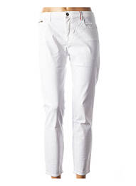 Pantalon 7/8 stretch taille basse blanc COUTURIST femme