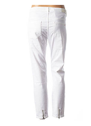 Pantalon 7/8 stretch taille basse blanc COUTURIST femme