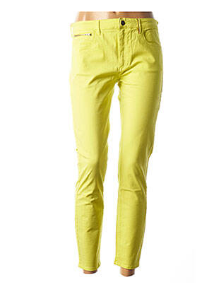Pantalon 7/8 stretch taille basse vert COUTURIST femme