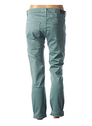 Pantalon 7/8 stretch taille basse bleu COUTURIST femme