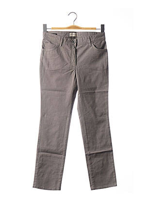 Pantalon 7/8 stretch taille normale gris COUTURIST femme