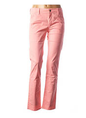 Jeans coupe droite rose COUTURIST pour femme seconde vue