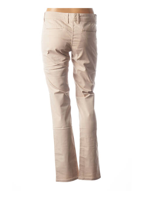 Jeans coupe droite stretch taille normale beige COUTURIST femme