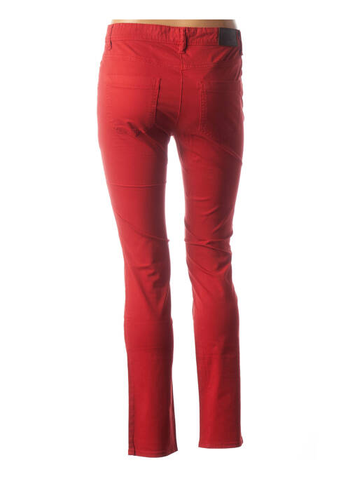 Jeans coupe slim rouge COUTURIST pour femme