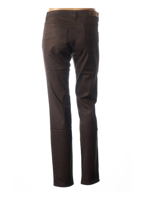 Pantalon slim marron COUTURIST femme
