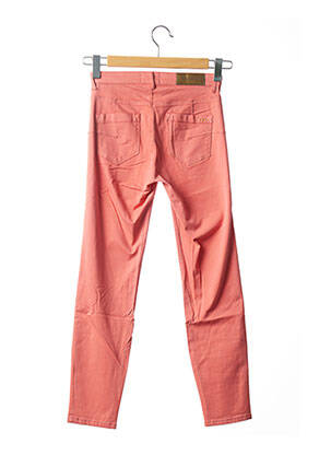 Pantalon slim taille haute taille haute rose COUTURIST femme