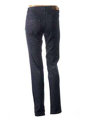 Pantalon slim tissage enduit taille normale bleu COUTURIST femme