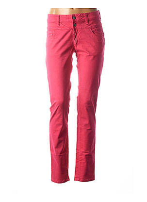 Pantalon slim taille normale taille normale rose COUTURIST femme
