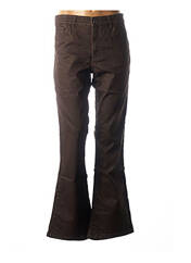 Pantalon flare marron COUTURIST pour femme seconde vue