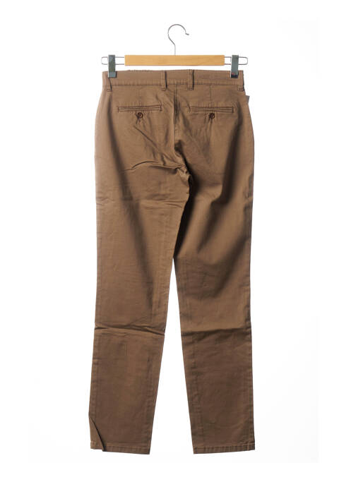 Pantalon droit stretch taille normale marron COUTURIST femme