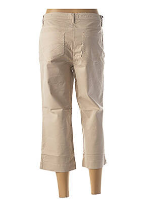 Pantacourt coupe droite taille normale beige COUTURIST femme