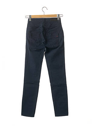 Pantalon slim taille haute taille haute bleu COUTURIST femme