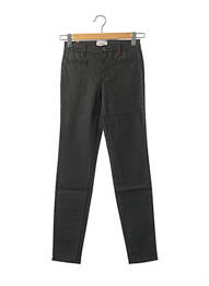 Pantalon slim stretch taille normale noir COUTURIST femme