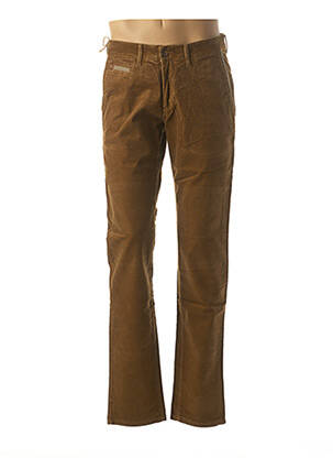 Pantalon chino marron COUTURIST pour homme