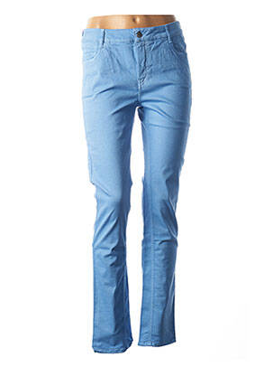 Pantalon slim taille basse taille basse bleu COUTURIST femme