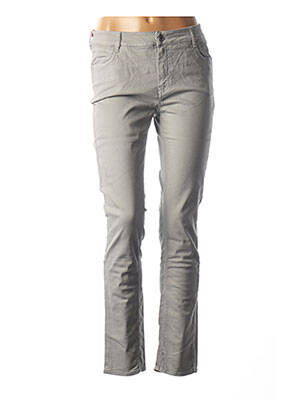 Pantalon slim taille basse taille basse gris COUTURIST femme