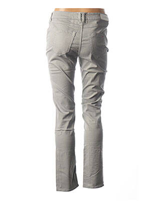 Pantalon slim taille basse taille basse gris COUTURIST femme