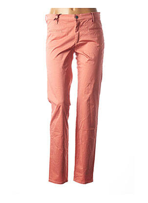 Pantalon slim taille basse taille basse orange COUTURIST femme
