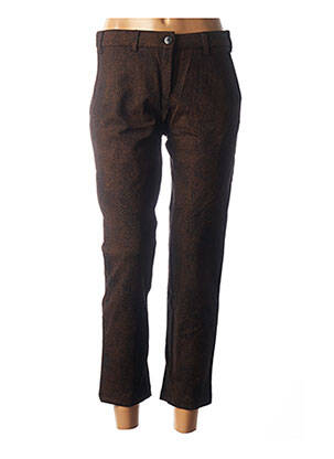 Pantalon 7/8 marron DENIM &DRESS pour femme