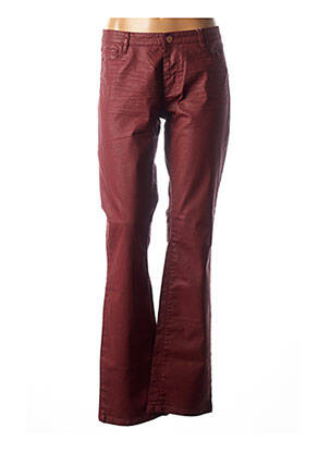 Pantalon droit rouge CKS pour femme