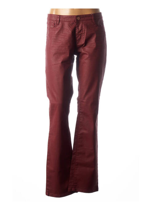 Pantalon droit rouge CKS pour femme
