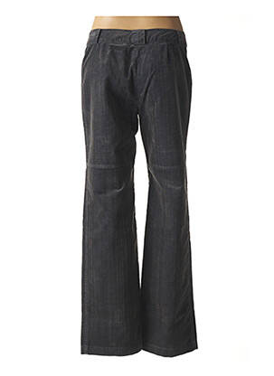 Pantalon large fermeture zippée sous rabat boutonné taille normale bleu GENTLEMAN FARMER femme