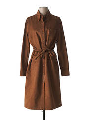 Robe mi-longue marron GENTLEMAN FARMER pour femme seconde vue