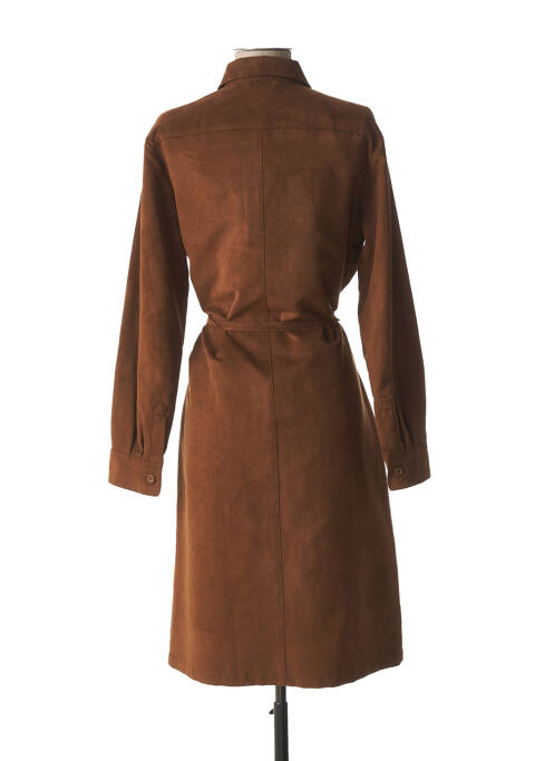 Robe mi-longue marron GENTLEMAN FARMER pour femme