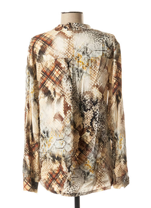 Blouse beige QUATTRO pour femme