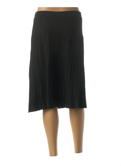 Jupe mi-longue noir PAUSE CAFE femme