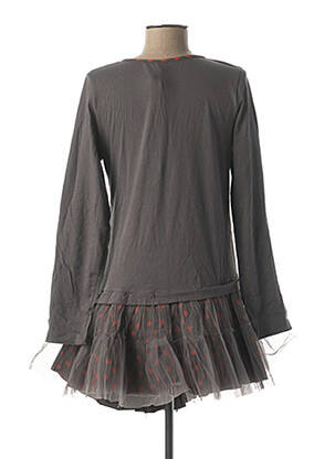 Tunique manches longues col rond gris RHUM RAISIN femme