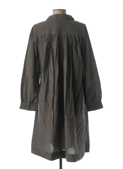 Robe mi-longue gris RHUM RAISIN pour femme