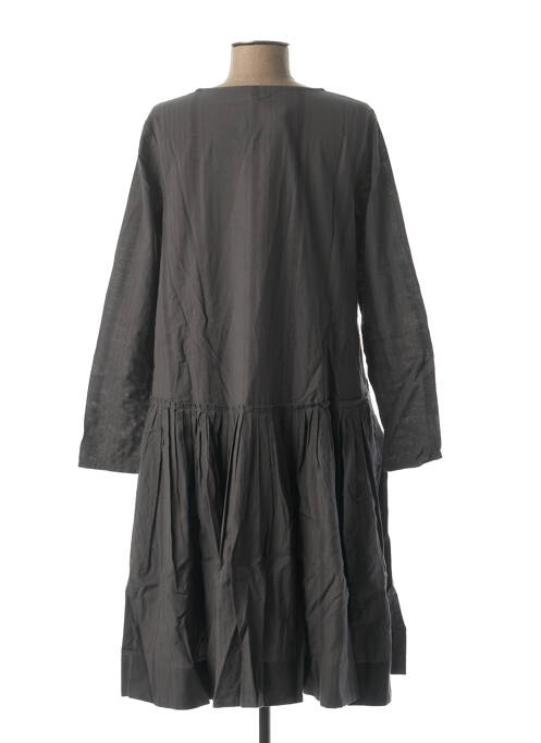Robe mi-longue gris RHUM RAISIN pour femme