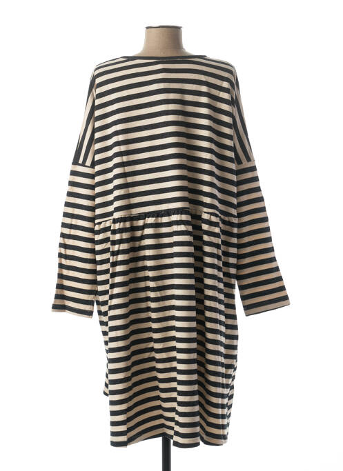 Robe mi-longue noir RHUM RAISIN pour femme