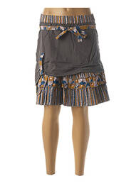 Jupe courte coupe évasée gris RHUM RAISIN femme