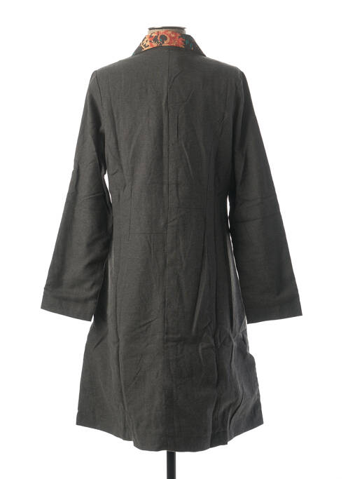 Manteau long gris RHUM RAISIN pour femme