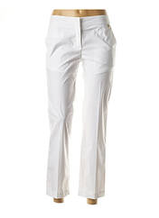Pantalon droit blanc TWINSET pour femme seconde vue