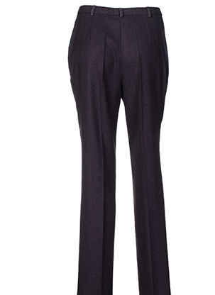 Pantalon droit fermeture zippée sous rabat boutonné taille normale violet PAUPORTÉ femme