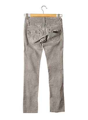 Pantalon slim taille basse taille basse gris LOIS femme