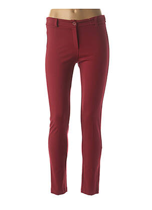 Pantalon slim rouge QUATTRO pour femme