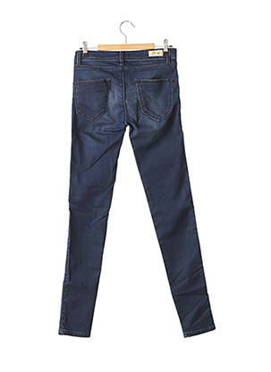 Jeans skinny tissage brut taille normale bleu BÔ-M femme
