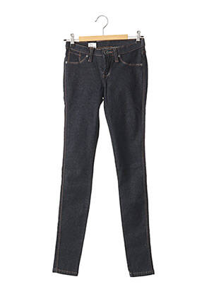 Jeans skinny tissage brut taille basse bleu DR DENIM femme